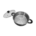 10-quart Stainless Steel Dutch Oven Casserole Low Pot Stockpot With