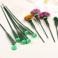 Green Floral Water Tubes 25 Pack 14.5cm 30cm For Professional