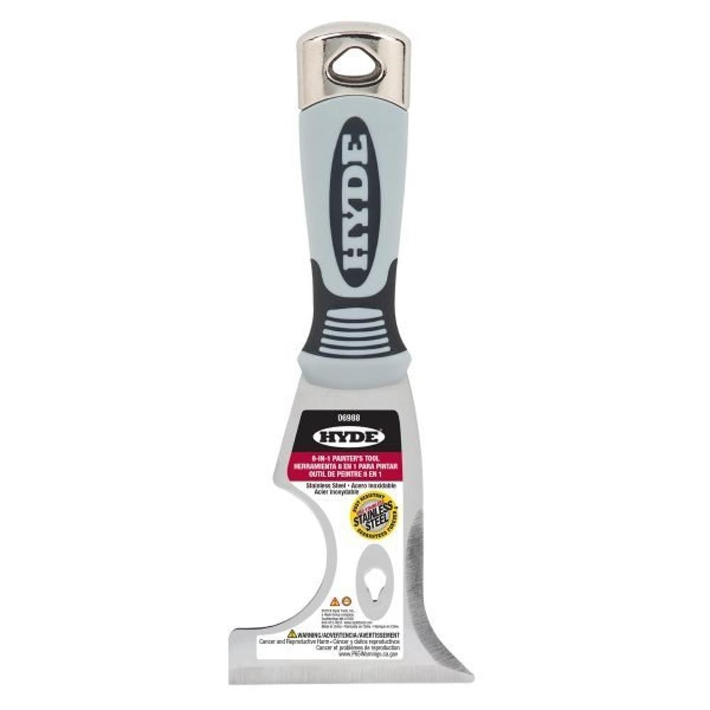Hyde 06988 Pro Stainless Steel 8-in-1 Painters Tool | Built Supply Co