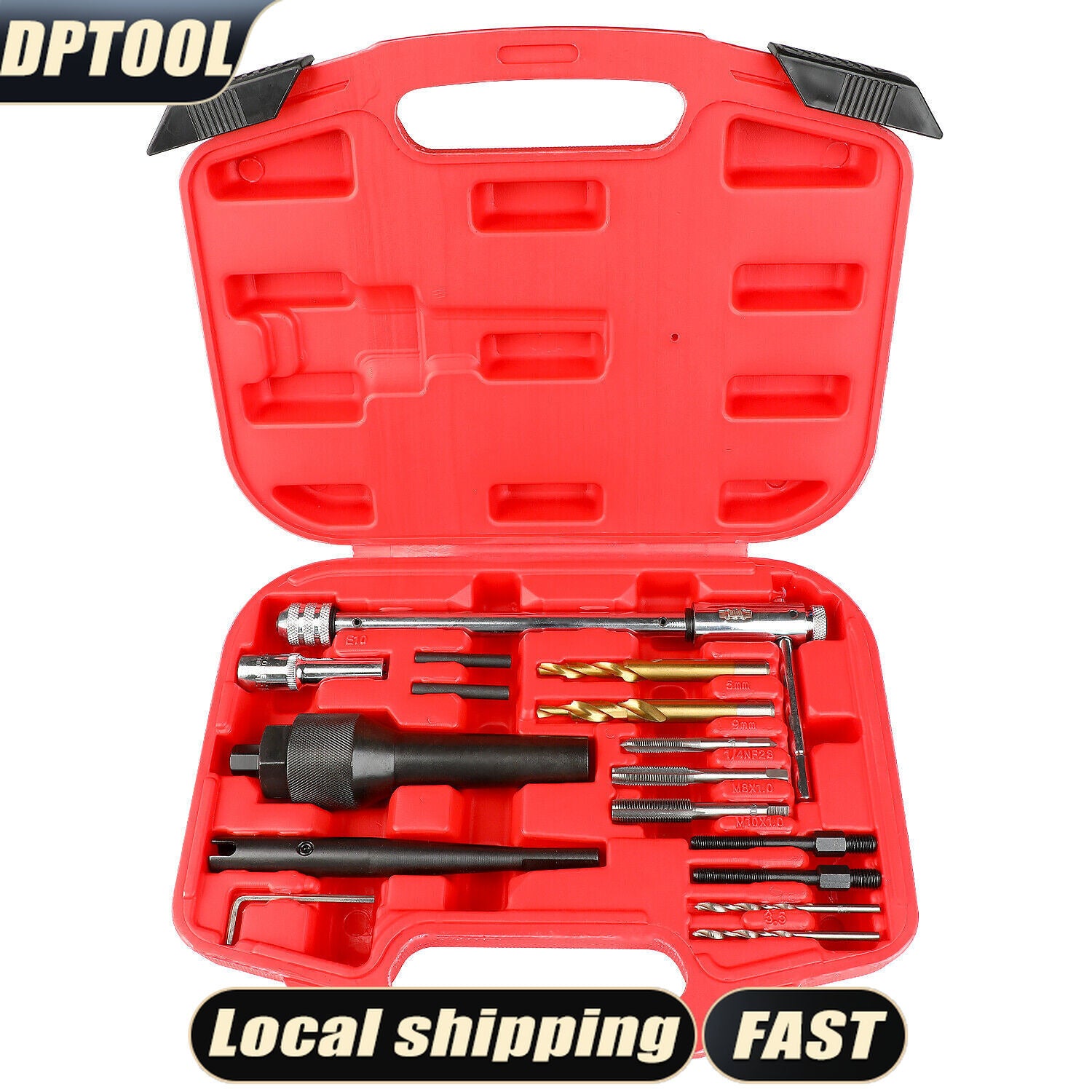 16PC Universal Glow Plug Removal Remover Extractor Tool Kit Damaged