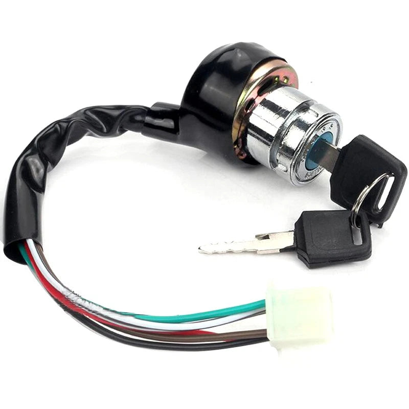 Ignition Switch Atv Karting Electric Key 6 Wire On/off Tool Universal