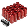 J2 7075 Forged Aluminum M12x1.25 5cm Close-end Lug Nut W/adapter Key