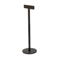 15-1/2 Inch High Single Earring Display Fixture Retail Raw Steel