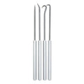 Ullman 6in Hook And Pick Set Straight 90 Degree Right Angle Complex