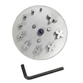 Disc Cutter 4 Petal Flower Shape | Set Of 10 Punches | 6mm To 31mm