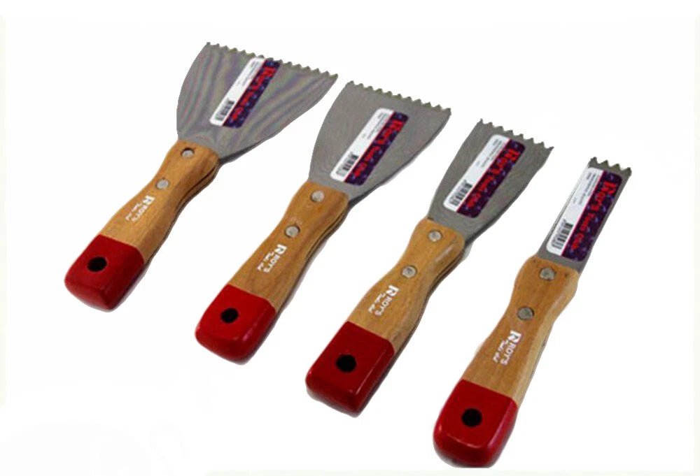 Putty Knife / Scraper With V-notch 25-40-75-100mm | Built Supply Co