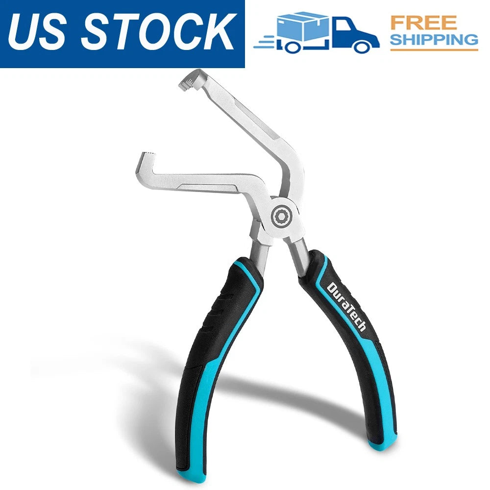 Duratech 8" Electrical Disconnect Plier 60degree Bent Automotive