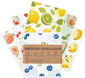 Swedish Dishcloths for Kitchen, Reusable Paper Towels Washable, Super