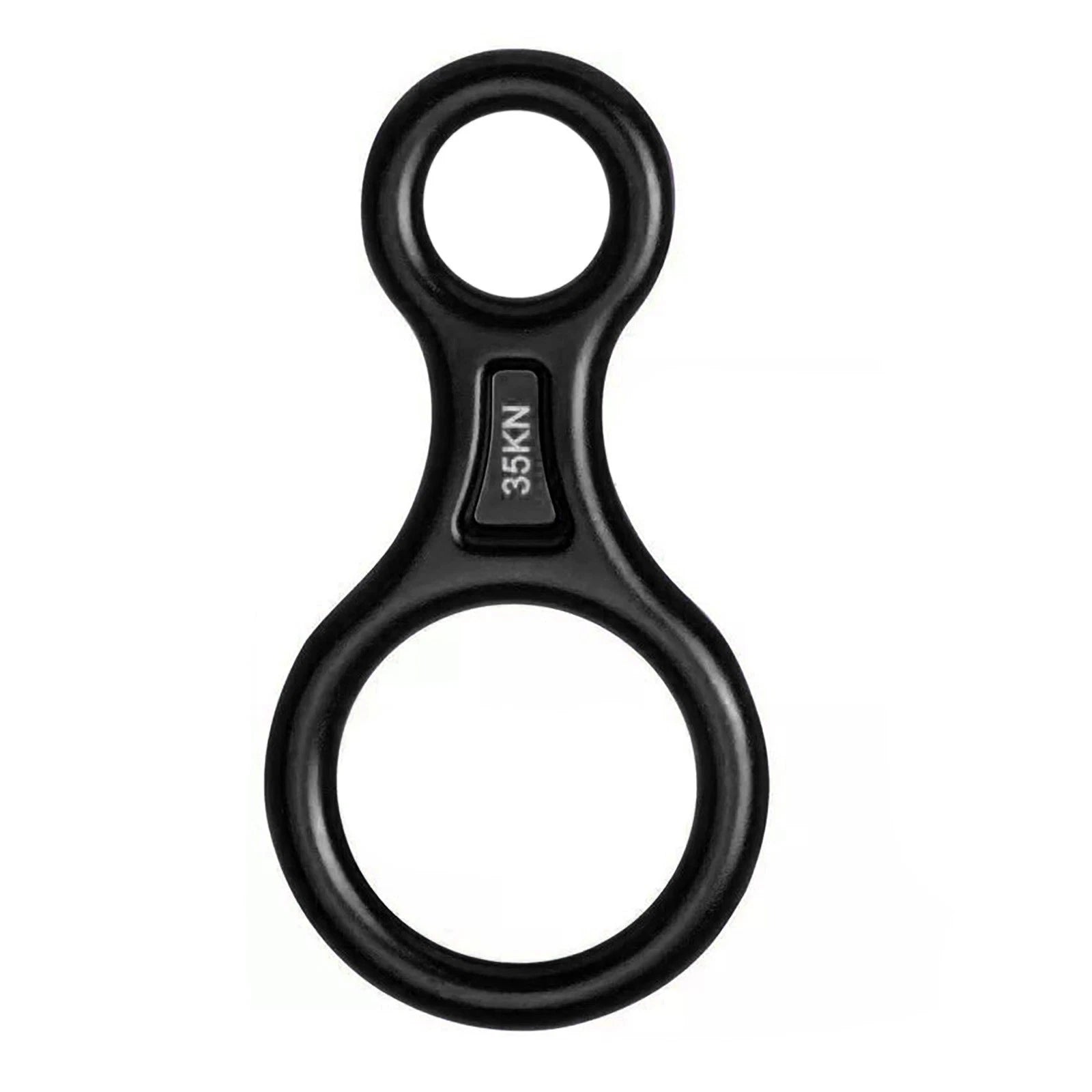 Red/black 35kn Figure 8 Descender Belay Device For Rock Climbing,
