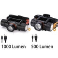 EverBrite 500Lumen/1000Lumen Rechargeable Headlamp LED Headlight