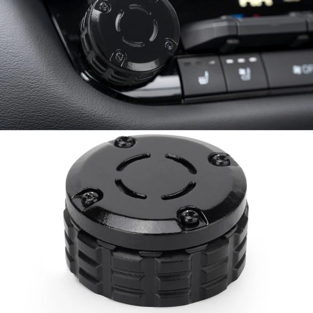 Radio Control Knob Black Color Knob Easy Installation Practical Design