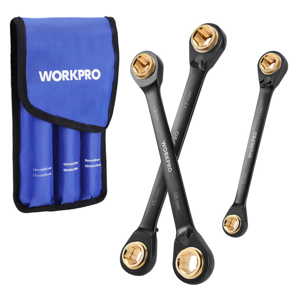 WORKPRO Roll Up Tool Bag with Detachable Tool Pouches by WORKPRO