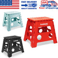 Goldblatt 8.5''/12.5" Folding Step Stool Non-Slip Top & Anti-Skid Feet Portable