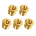 Brass Hex Reducer Bushing 1/2" X 1/4" Npt Male Female Pipe Fitting