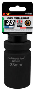 1" DR Budd Wheel Socket 33MM by Performance Tool