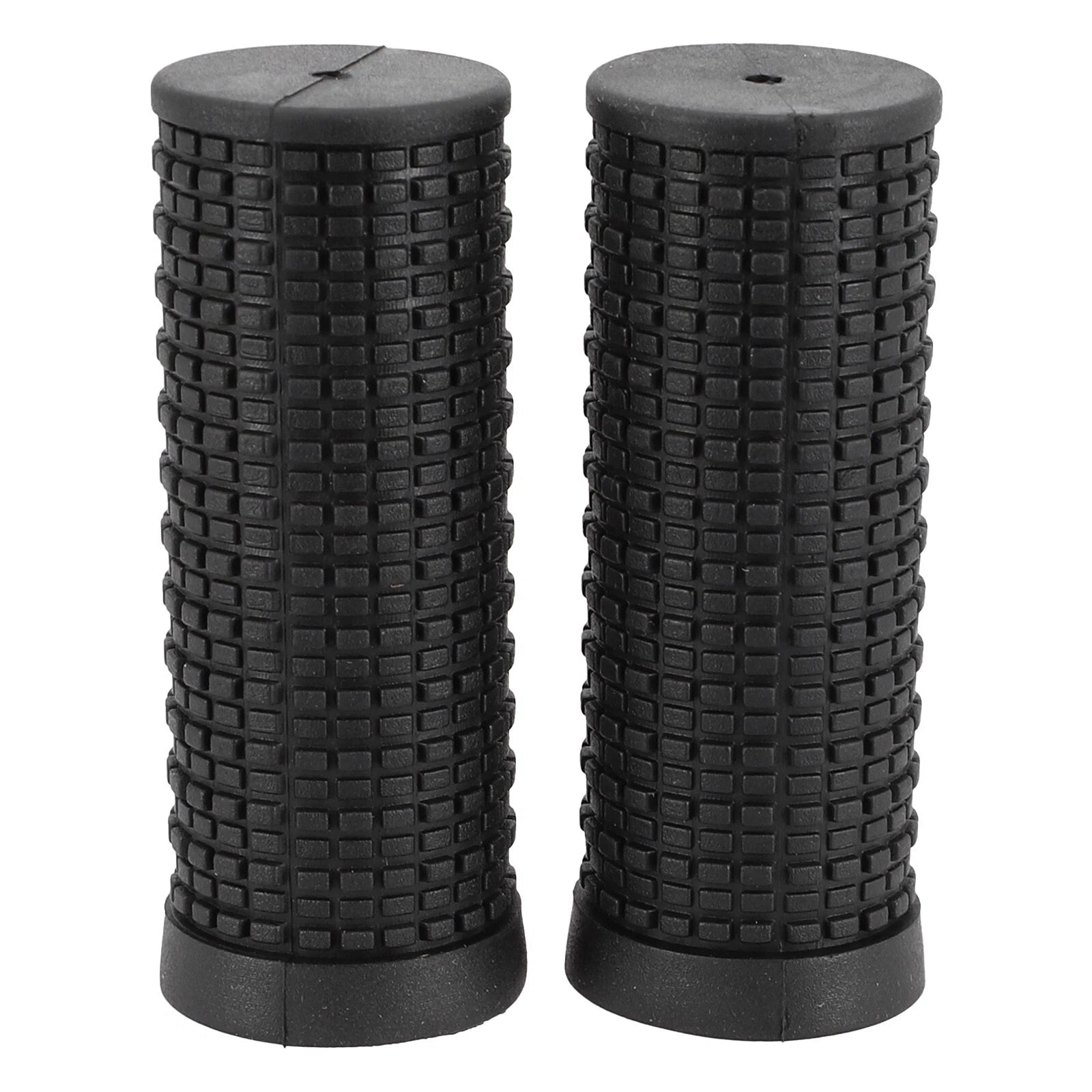 1pair-black Resin Bike Bicycle Handlebar Grip Bar Short Sl-rs35