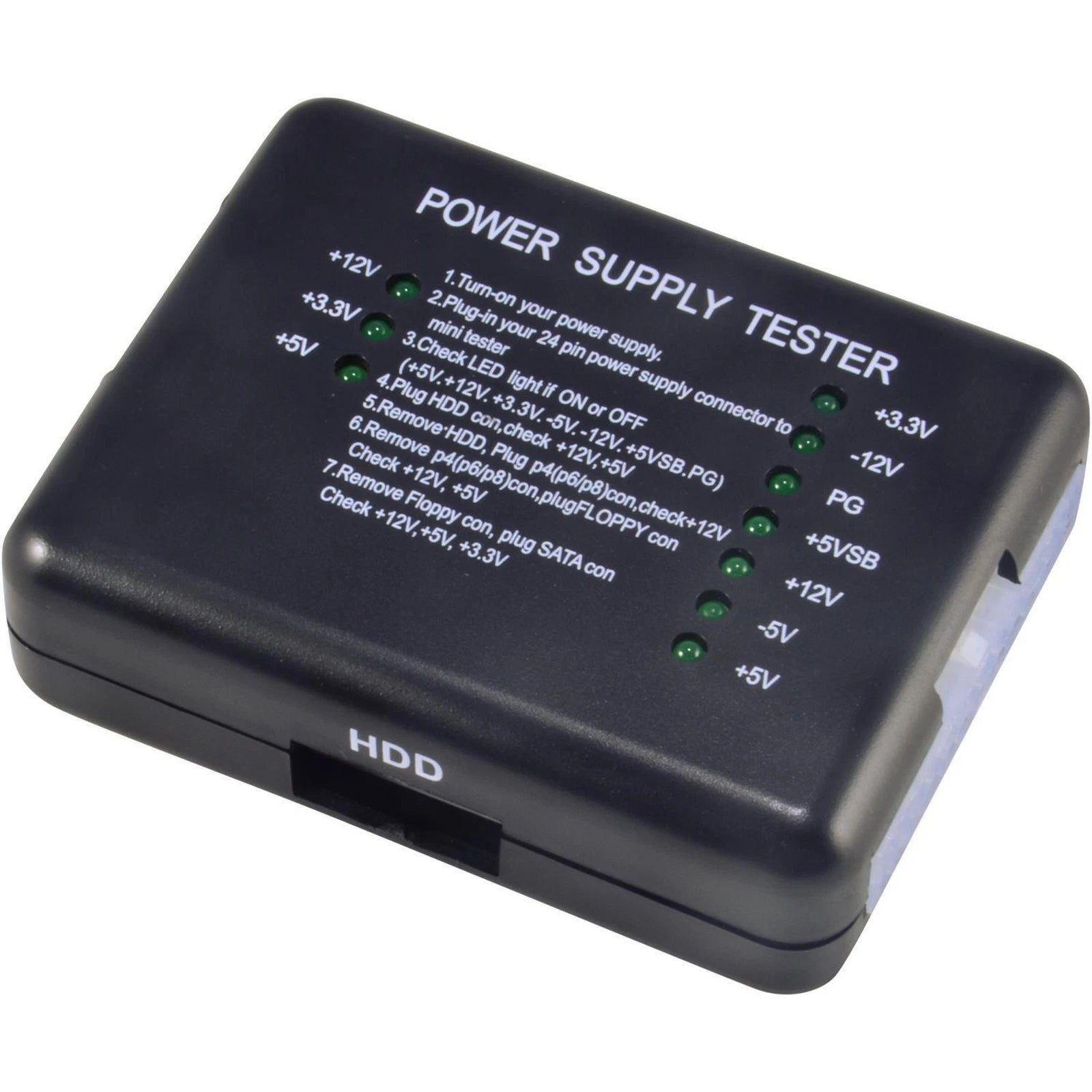 Atx Power Tester Meter Measuring For Pc 12V 5V 3.3V Power Supply