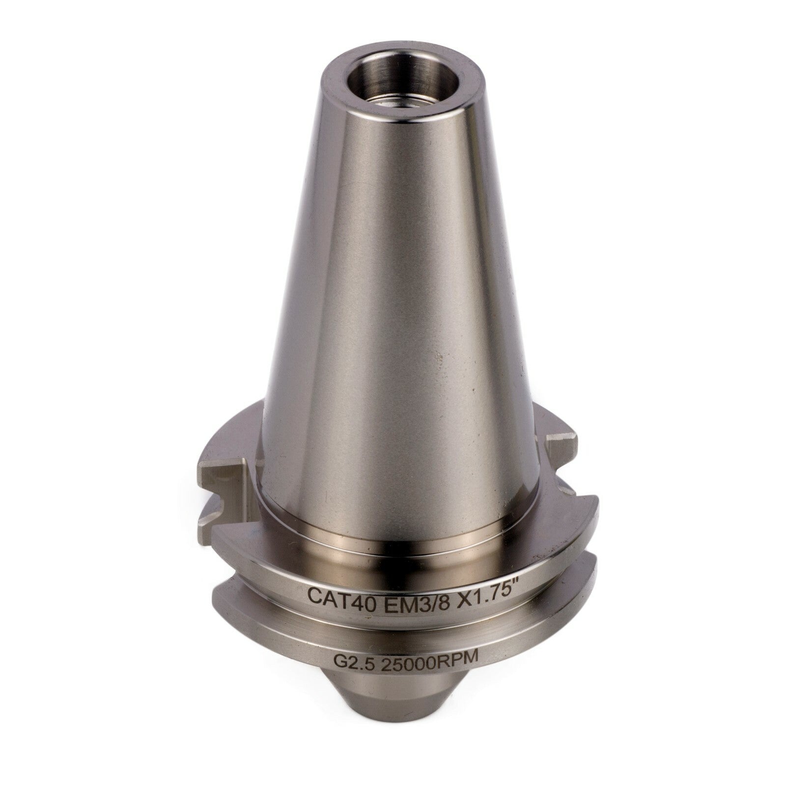 1pc CAT40 3/8"X1.75" End Mill Tool Holder G2.5 25000rpm Tir0.0001"