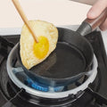 Cast Iron Oil Pouring Pan With Walnut Handle For Oil Vinegar Dressings