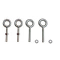 Stainless Steel T316 3/8" X 2-1/2" Drop Forged Plain Eye Bolt 1200 Lb