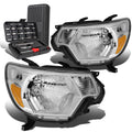 For 2012-2015 Toyota Tacoma Pair Chrome Amber | Built Supply Co