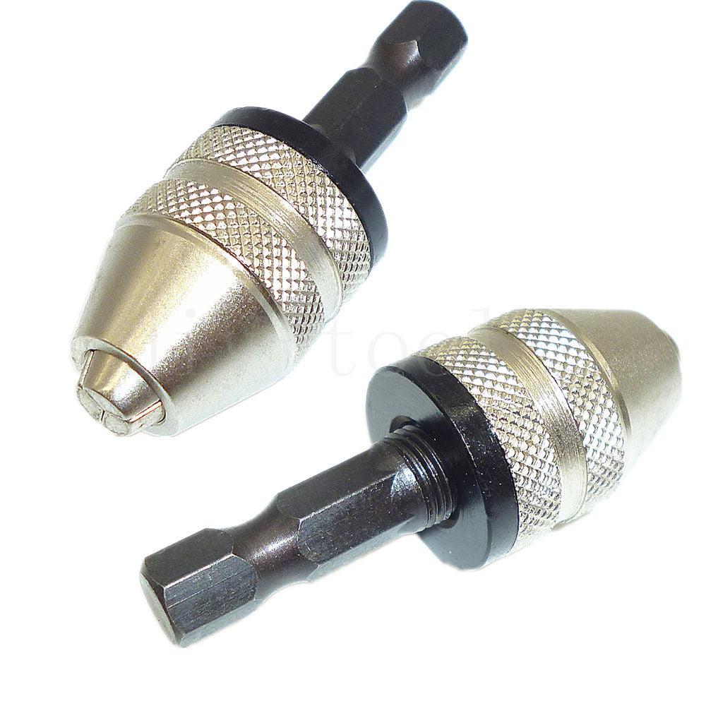 Cal-Hawk 1/4" Keyless Drill Bit Chuck Converter