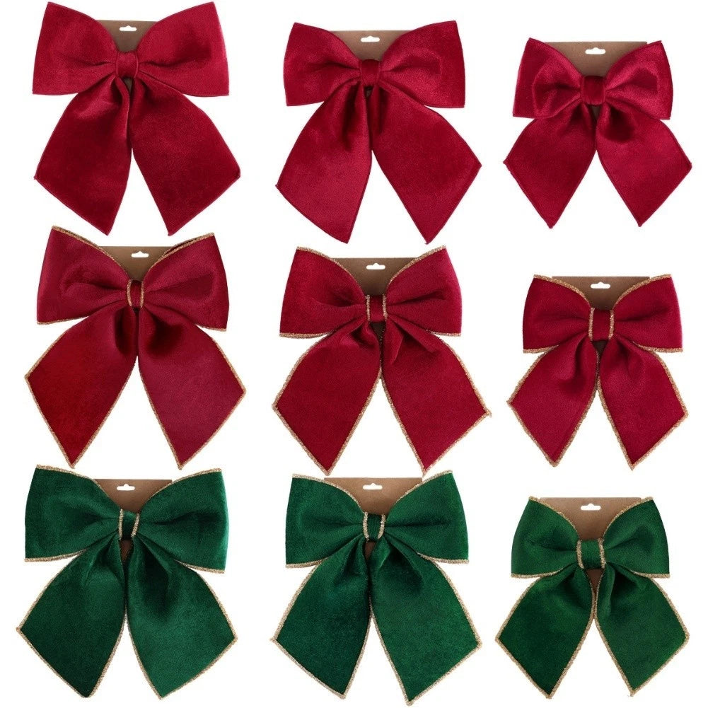 Polyester Fiber For Christmas Bow For Tree Fireplace And Holiday