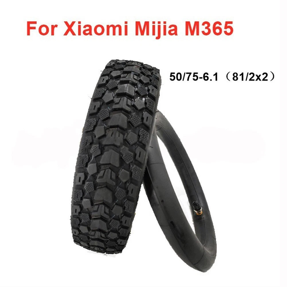 50/75-6.1 Inner Outer Tire Tube 500g/580g 8.5 Inch Black Rubber