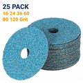 5 Inch Sanding Discs 80-800 Grit Hook Loop by Unbranded
