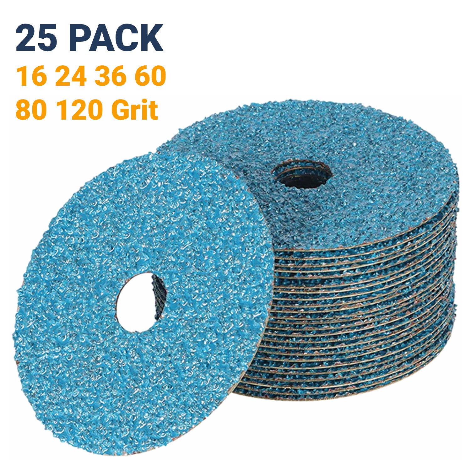 5 Inch Sanding Discs 80-800 Grit Hook Loop by Unbranded