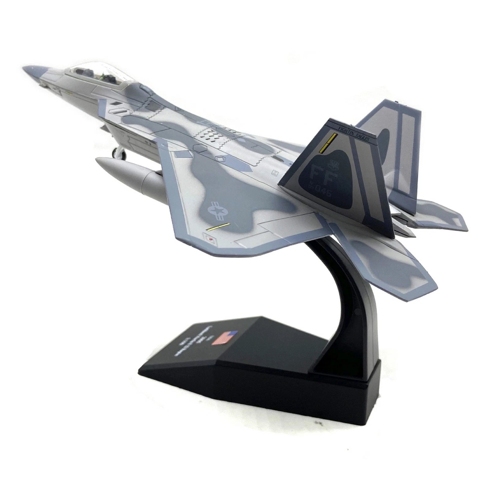 18cm 1:100 Us F22 Raptor Stealth Fighter Alloy Aircraft Fighter