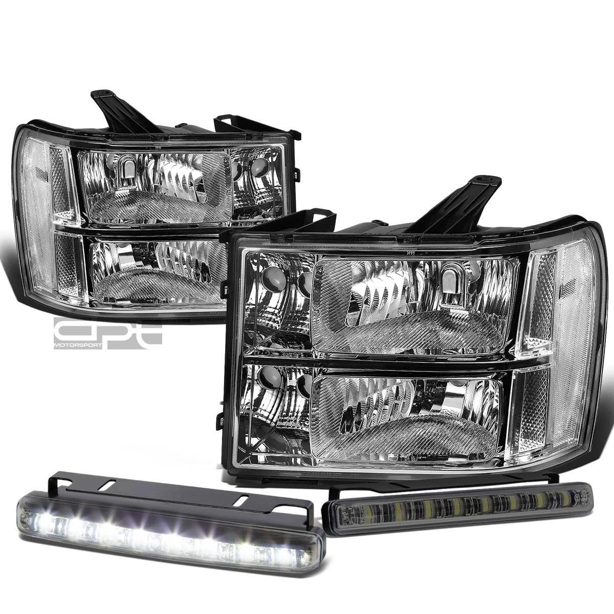 Chrome Clear Corner Head+bumper+sm<wbr/>oked Led | Built Supply Co
