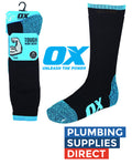 OX Tough Safety Boot Warm Socks - Size 6-11