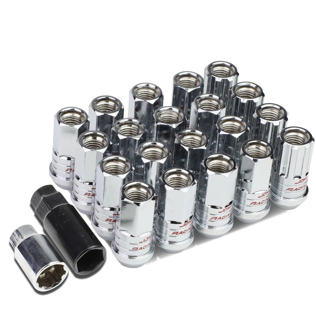 Aluminum 16 Lug+4 Lock Nuts+key+adapt<wbr/>er | Built Supply Co