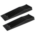 2PC Low Rise Car Ramps Wheel Chocks Plastic Tire Ramps for Easy