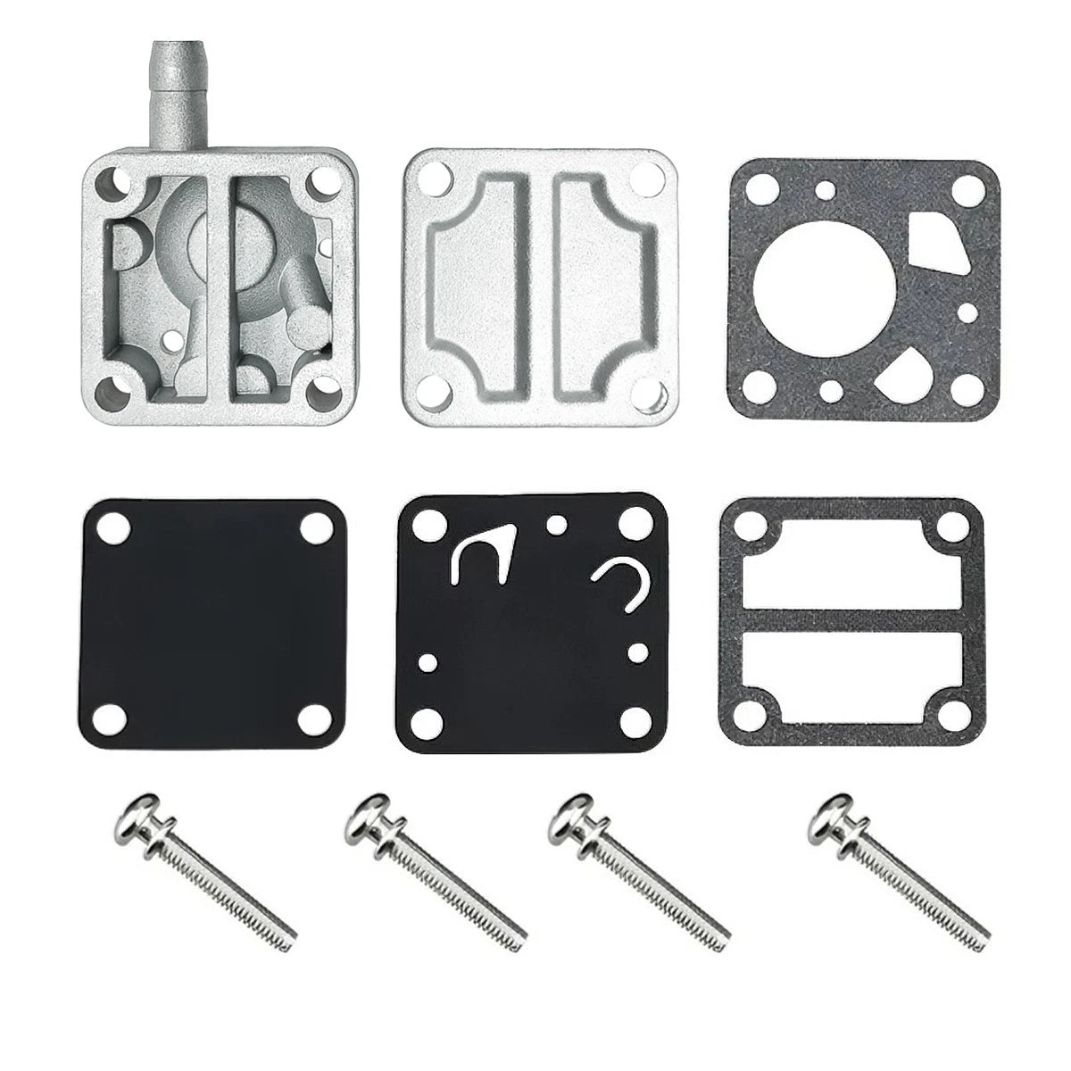 Carburetor Fuel Pump Kit For 4hp 5hp 6hp Outboard 6e02441200 Direct