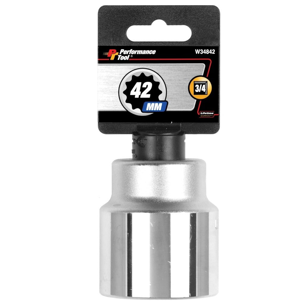 Performance Tool 42mm 3/4-Inch Drive Socket by Performance Tool