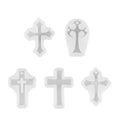 Diy Silicone Cross Resin Mold Jewelry Epoxy Making Casting Mould