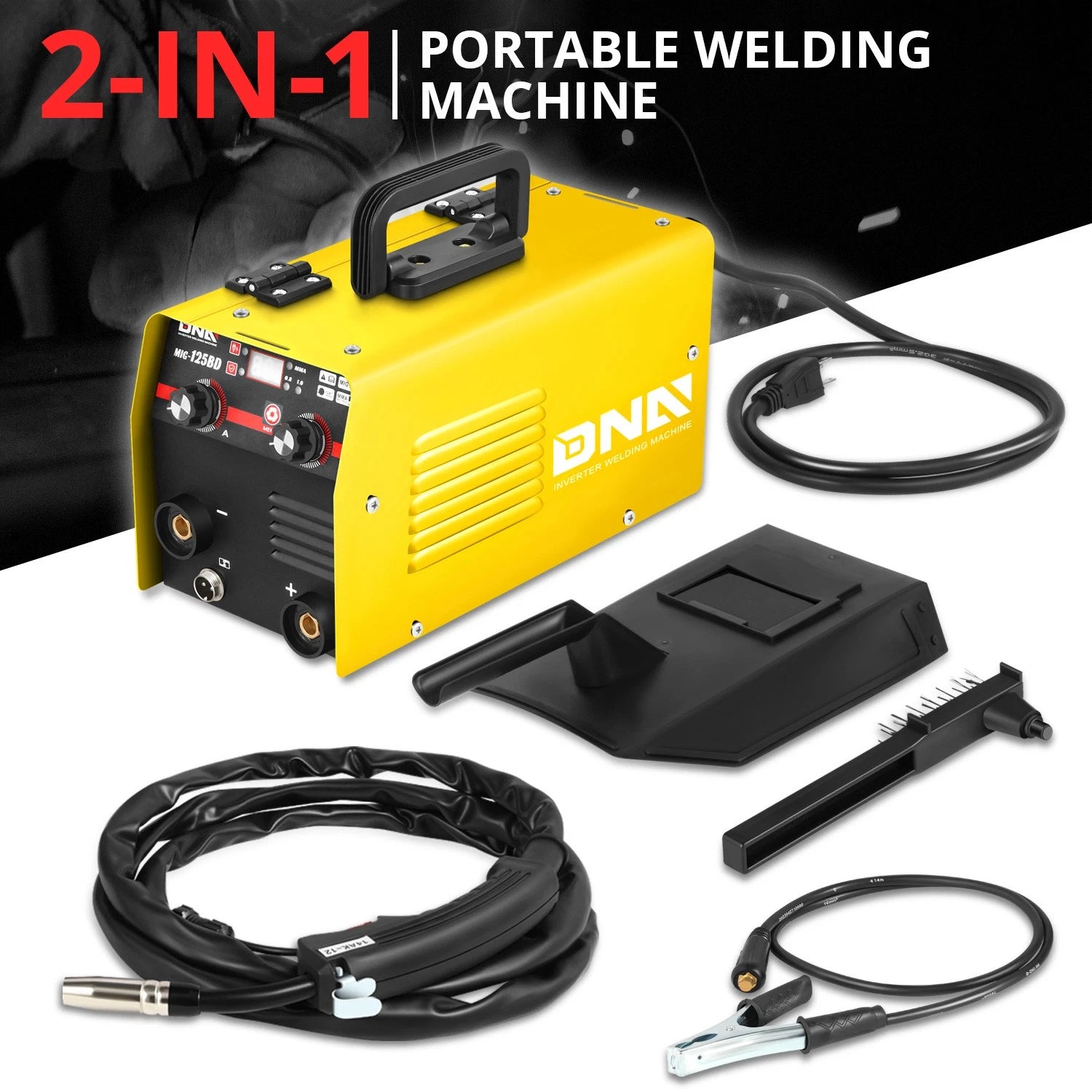 Yellow 3-in-1 Lightweight Tig/mma/MIG-we<wbr/>lder | Built Supply Co