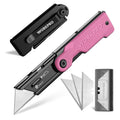 Workpro Heavy Duty Folding Utility Knife Quick Change Box Cutter Sk5