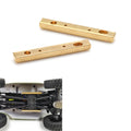 2 Pack 1/24 Durable Rc Car Brass Boulder Bars For Axial Scx24 90081