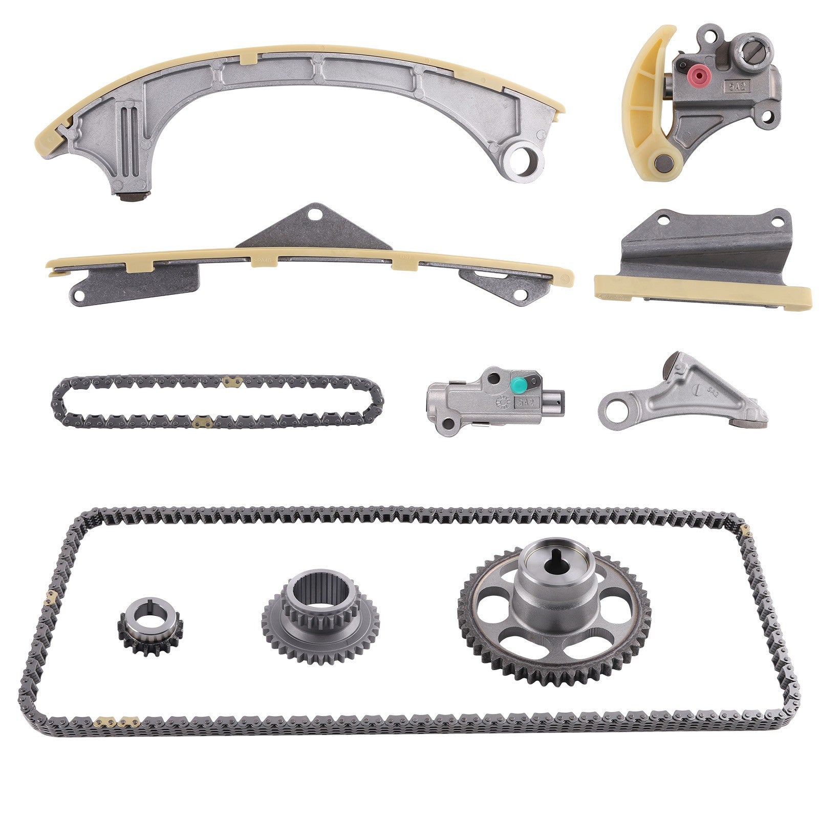 Timing Chain Tensioner Kit W/ Sprockets For Honda Accord Cr-V 2.4l