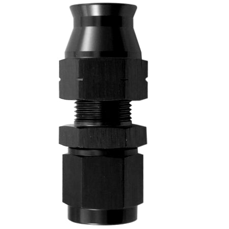 AN-6 Straight Female to 5/16" Tube Adapter Black by Unbranded