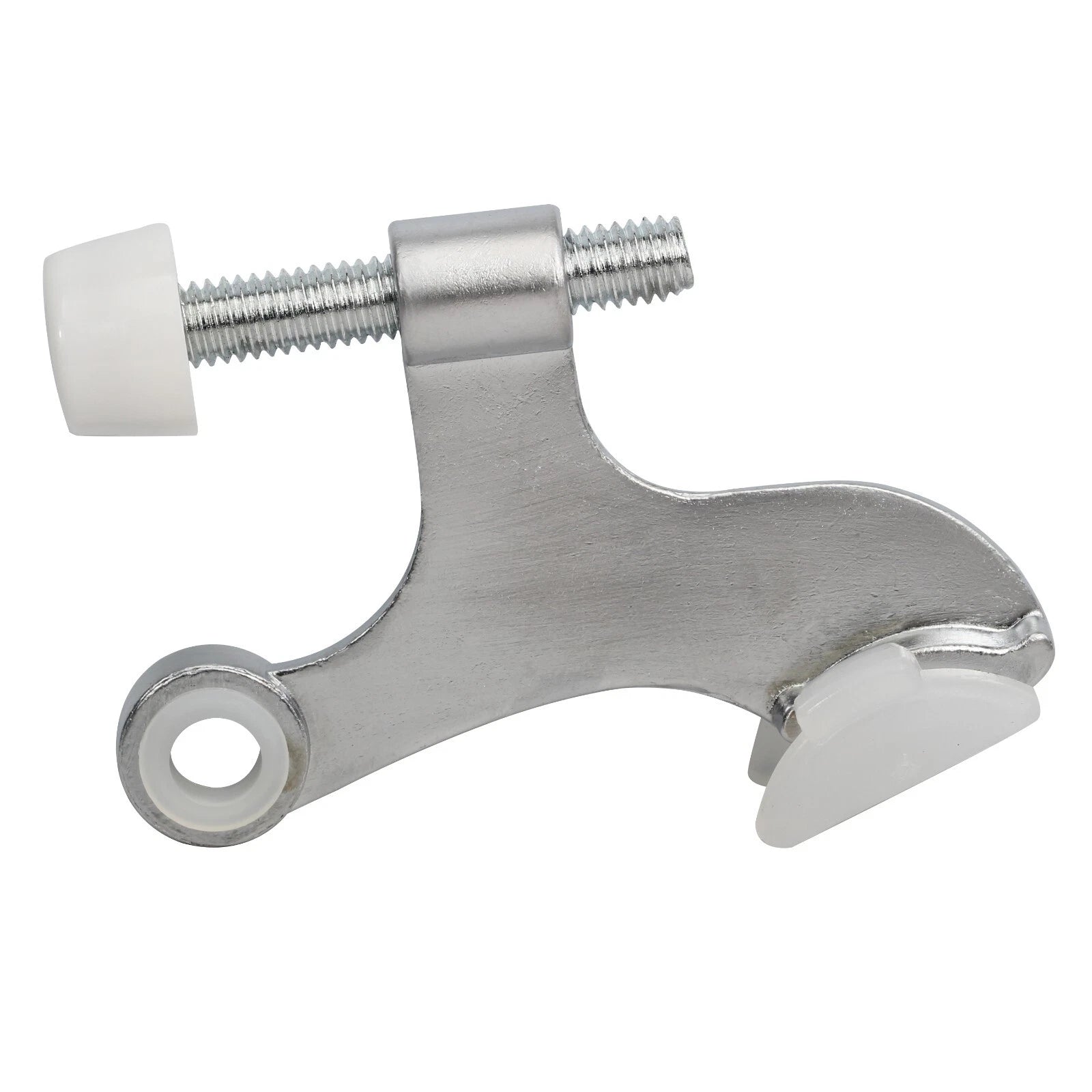 25 Pack Rok Hardware Heavy Duty Hinge Pin Door Stop, Brushed Chrome