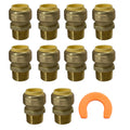 XFITTING 3/4" Push Fit x Male NPT Adapter