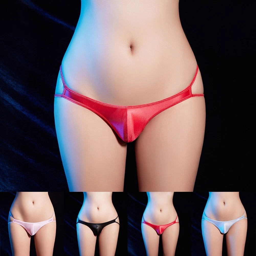 Mens Briefs Underwear Slimming Solid Stretch Thong Backless Breathable