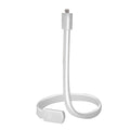 White Flexible Twist Mounting Rubber Base Bracket For Baby