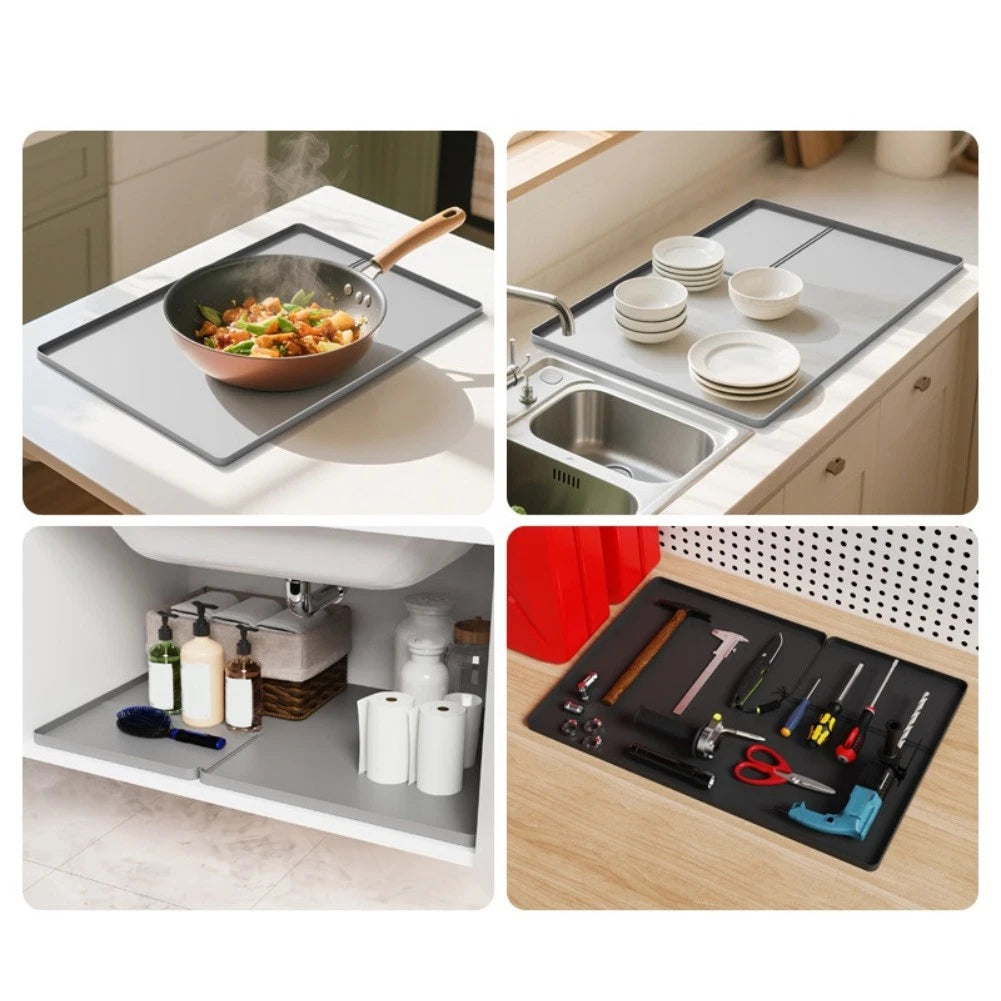 Silicone Heat Resistant Mat For Washer Dryer Top Cover Non Slip Design