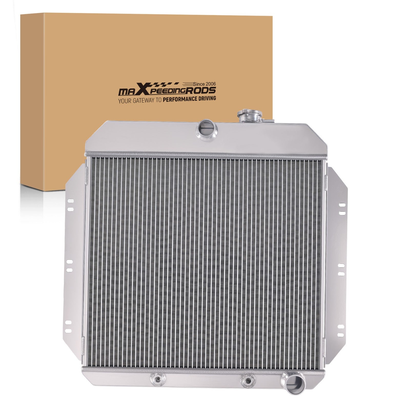 3 Row Aluminum Engine Radiator for Chevrolet Truck Base 3.8L 4.3L 1960