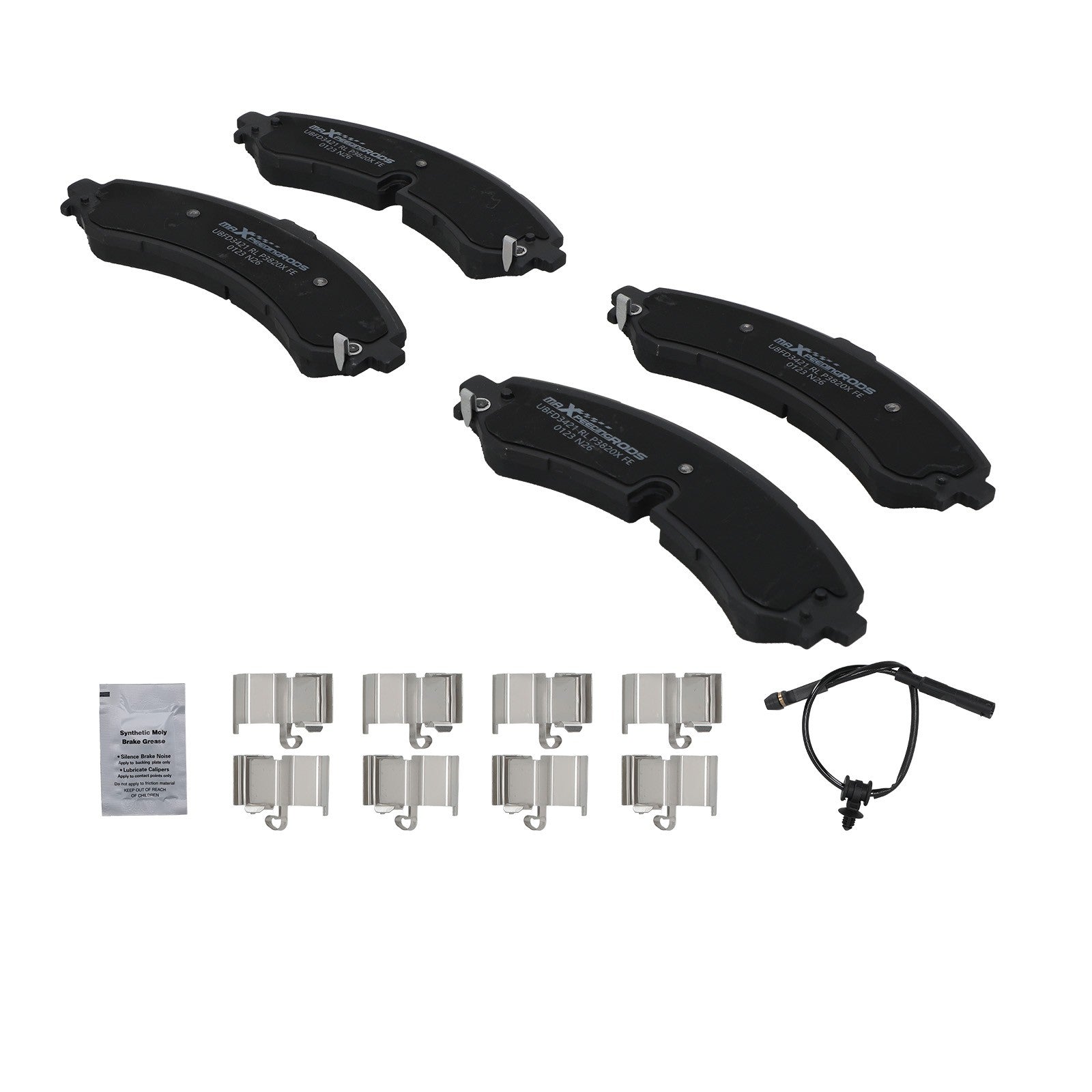 Front Left&Right Brake Pads Set for GMC Sierra Chevy Silverado 3500 HD